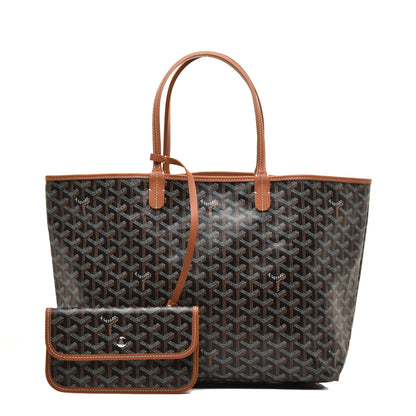 Goyard Goyardine Saint Louis PM Black Gold 1 of 8