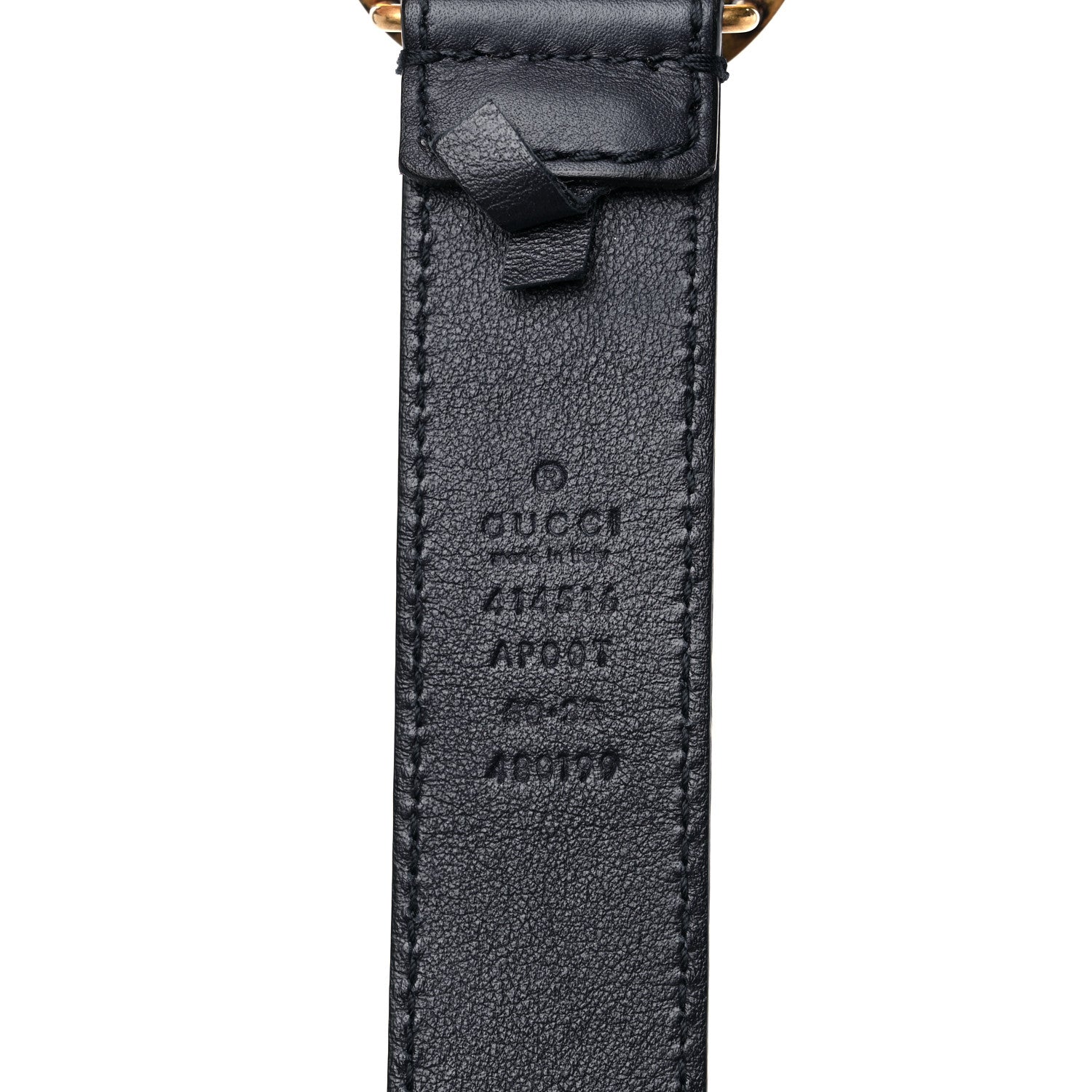 Gucci Moon Calfskin Double G 30mm Belt 80 32 Blue 3 of 7