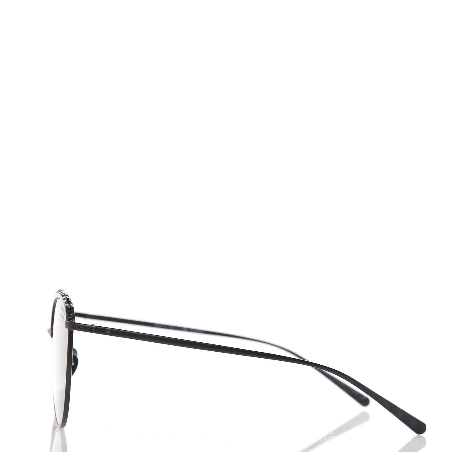 Chanel Metal Crystal Polarized Sunglasses 4258-B Black 2 of 7