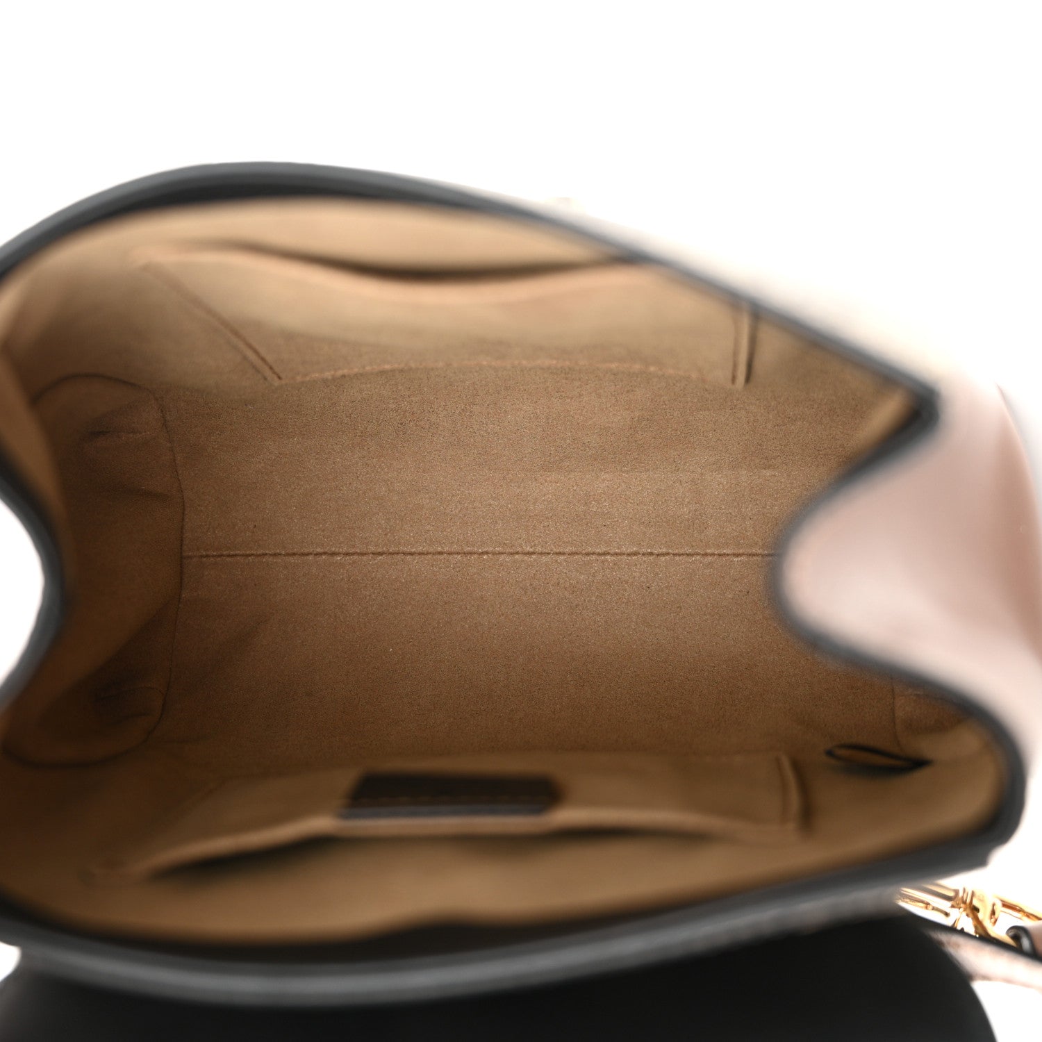Gucci GG Supreme Monogram Calfskin Padlock Backpack Beige Cuir Black 5 of 16