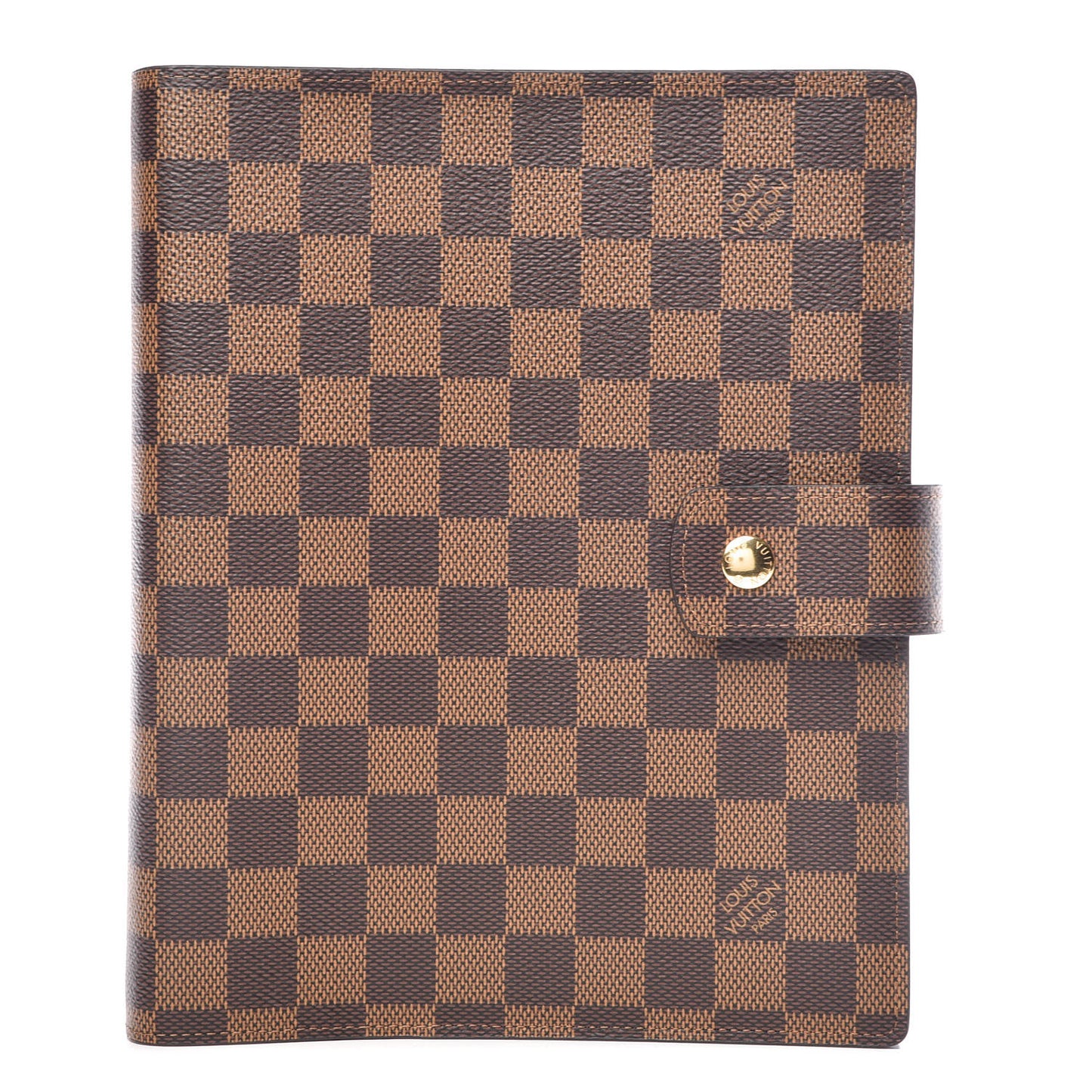 Damier Ebene Large Ring Agenda Cover