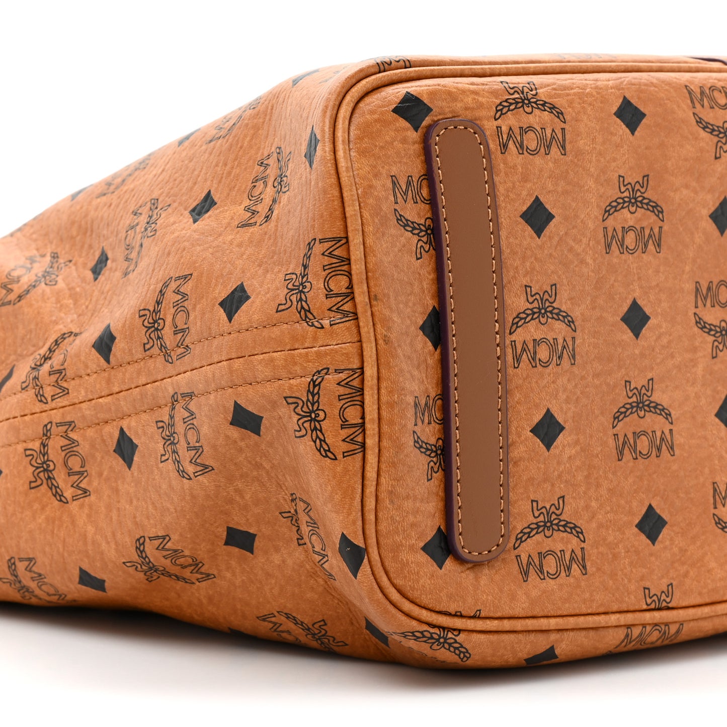 Visetos Medium Liz Reversible Shopper Tote Cognac