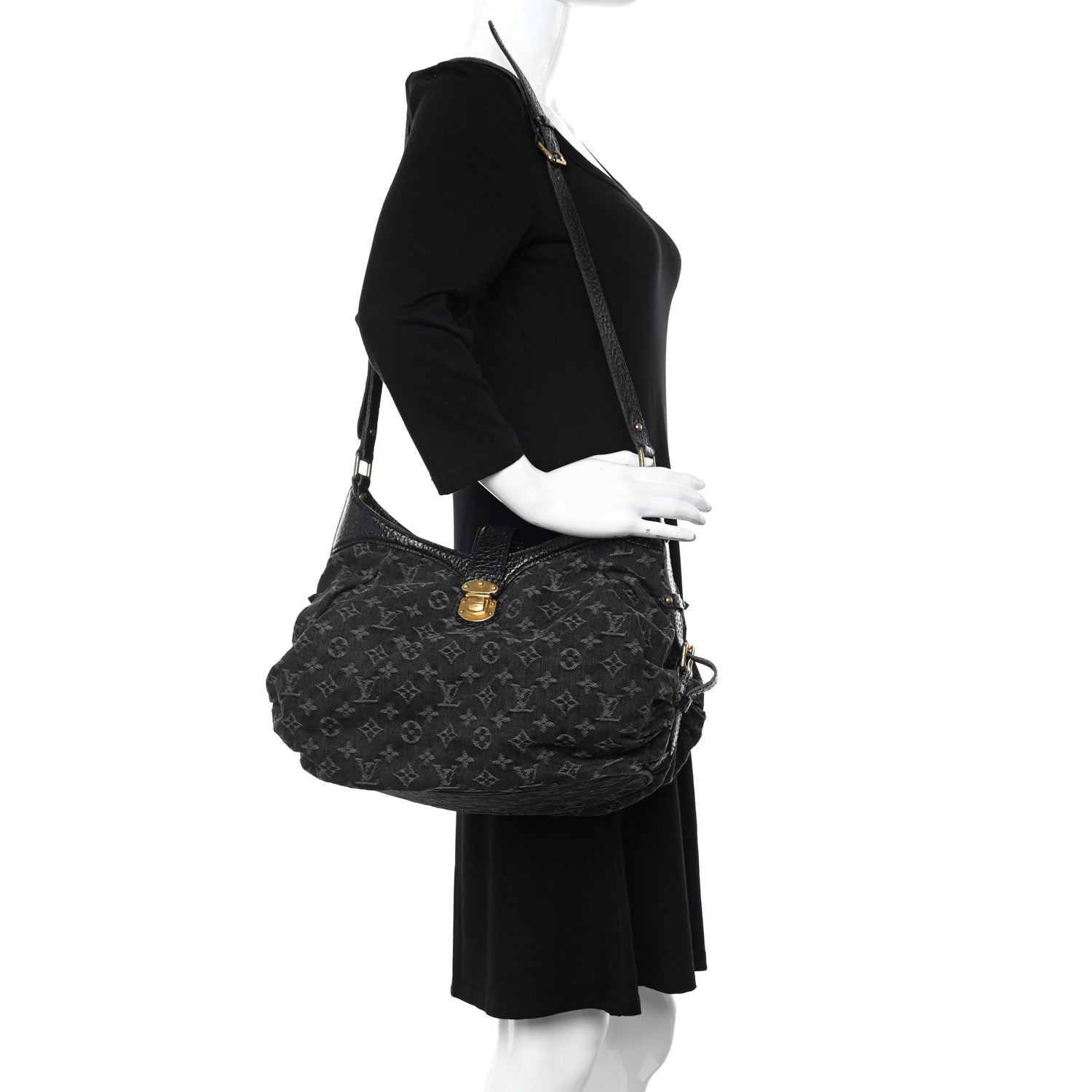 Louis Vuitton Denim Mahina XS Black 2 of 9