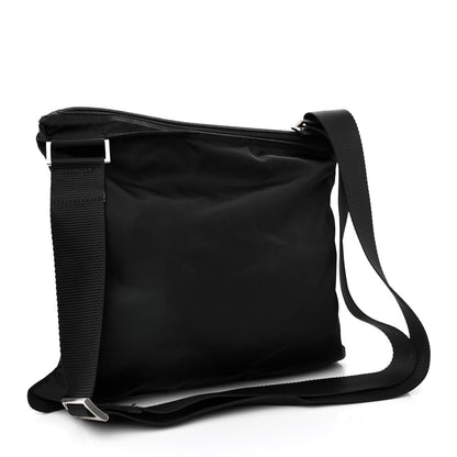 Prada Tessuto Nylon Flat Messenger Bag Black 2 of 12