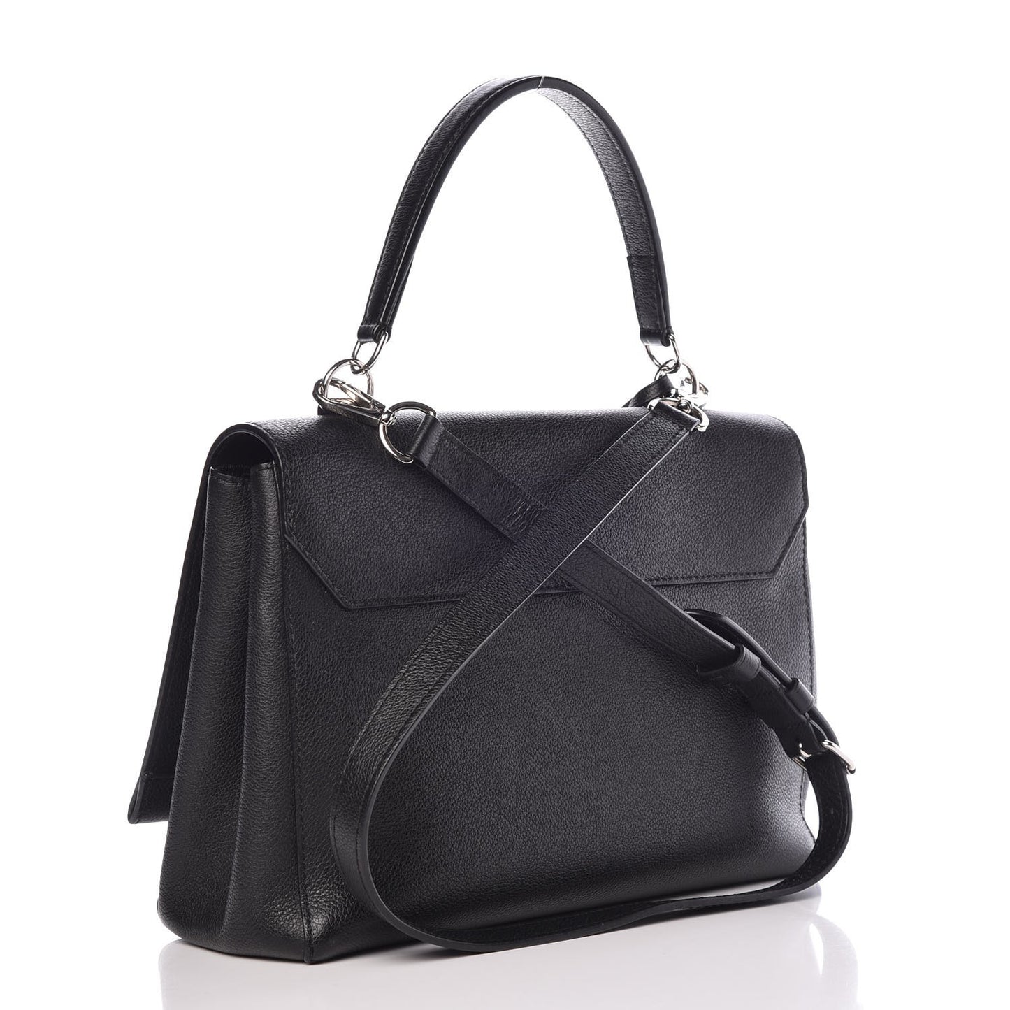 Soft Calfskin Lock Me II Black