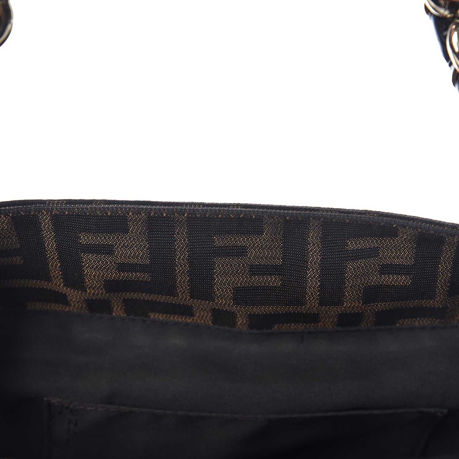 Fendi Zucca Small Mia Tote Tobacco 11 of 14