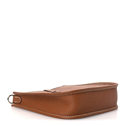 Hermes Taurillon Clemence Evelyne TPM Gold 4 of 11