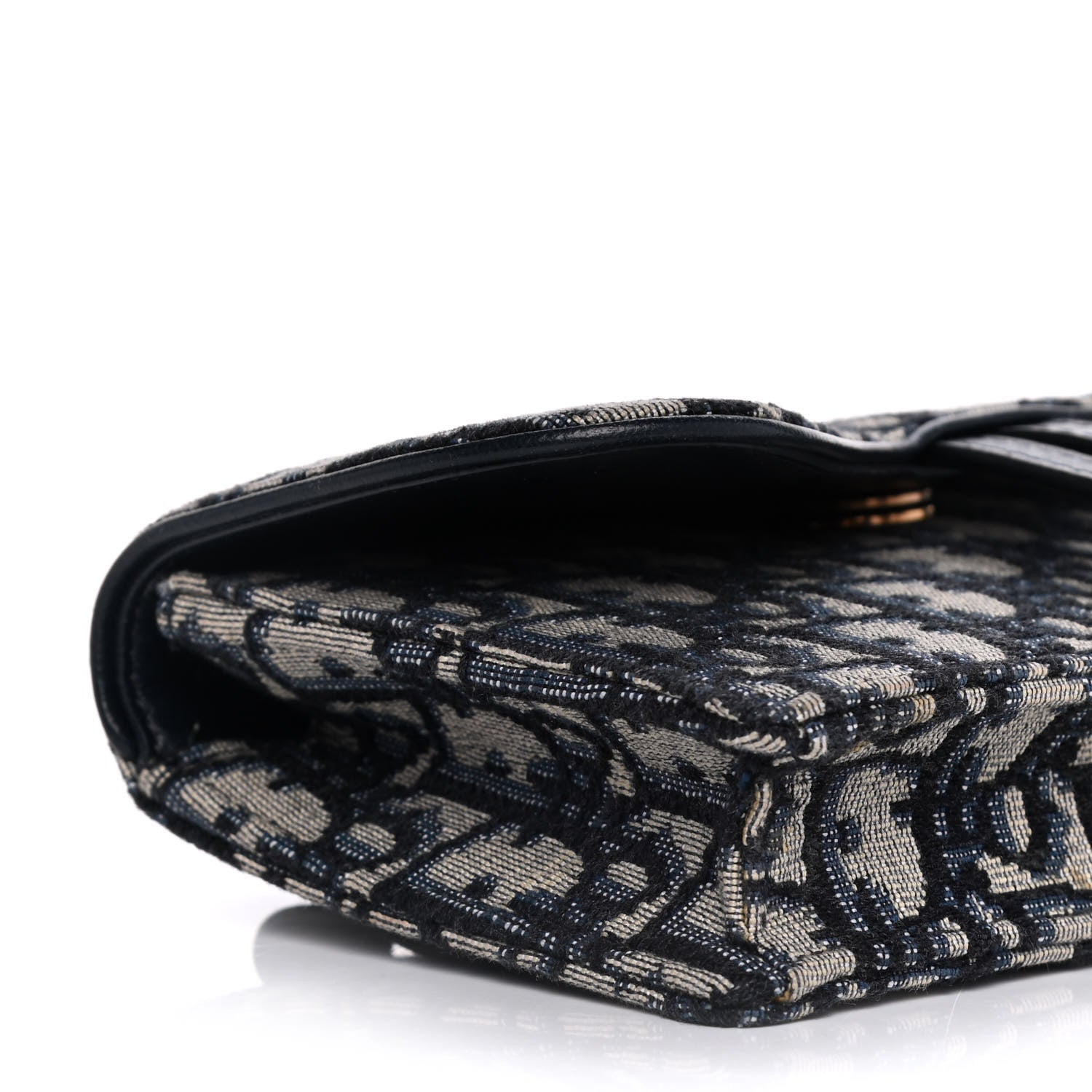 Christian Dior Oblique Saddle Belt Bag Blue 6 of 16