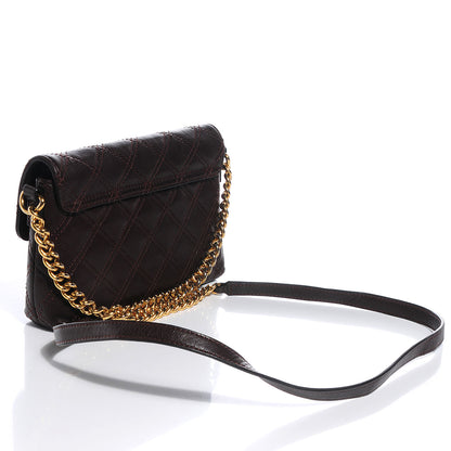 Marc Jacobs Leather Quilted The Small Single Flap Brown 3 of 10