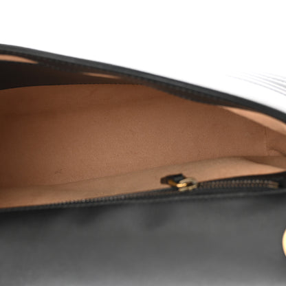 Gucci Calfskin Matelasse Medium GG Marmont Shoulder Bag Black 5 of 11