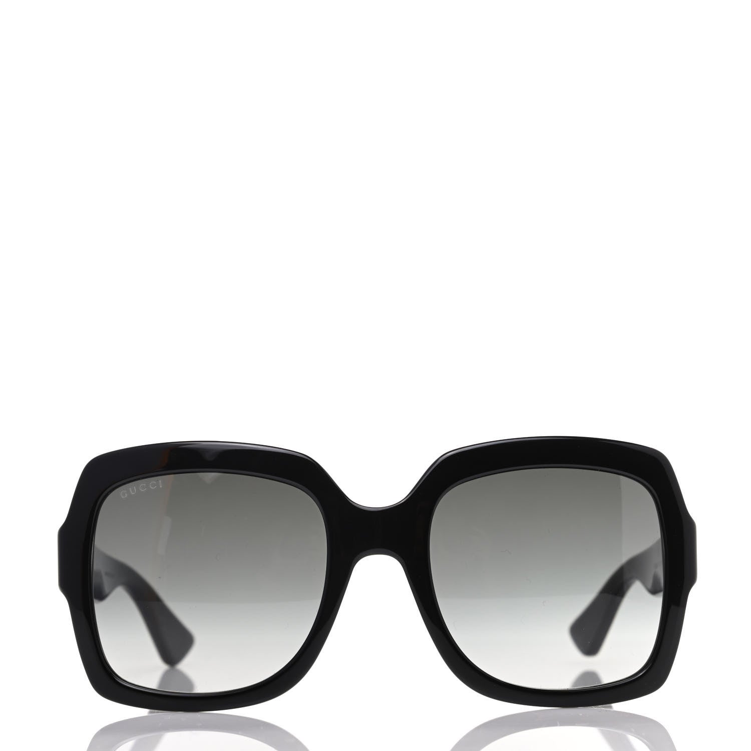 Gucci Oversized Square GG0036S Sunglasses Black 2 of 8