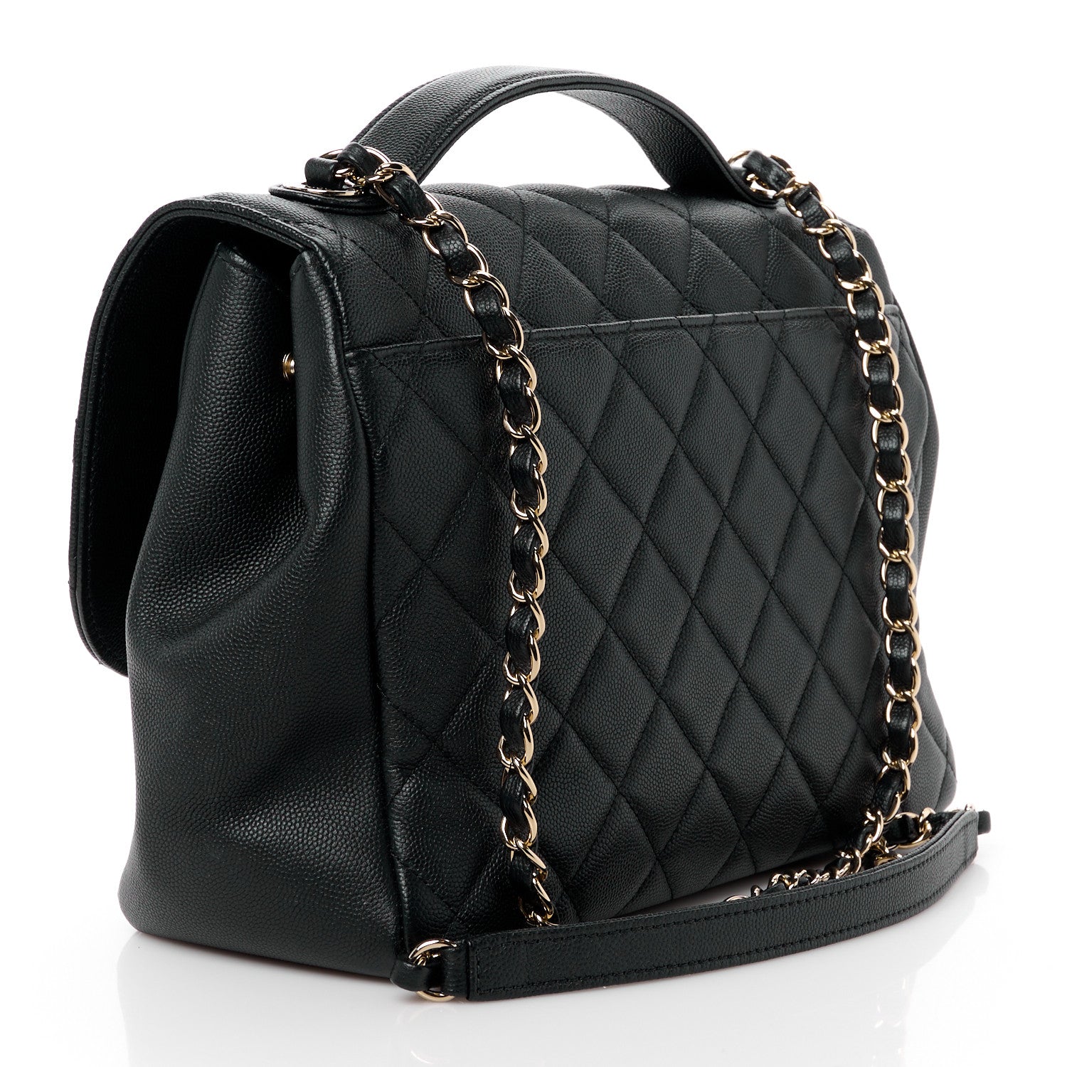 Chanel Caviar Quilted Large Business Affinity Flap Black 3 of 15