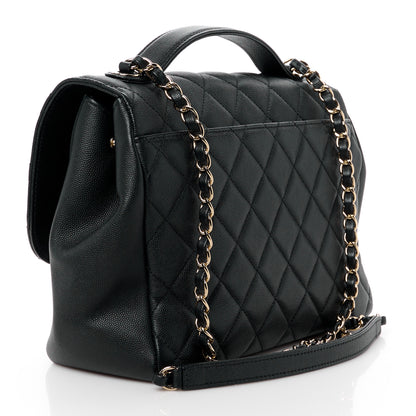 Chanel Caviar Quilted Large Business Affinity Flap Black 3 of 15