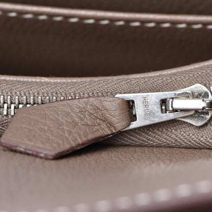 Hermes Taurillon Clemence Jypsiere 34 Etoupe 13 of 28