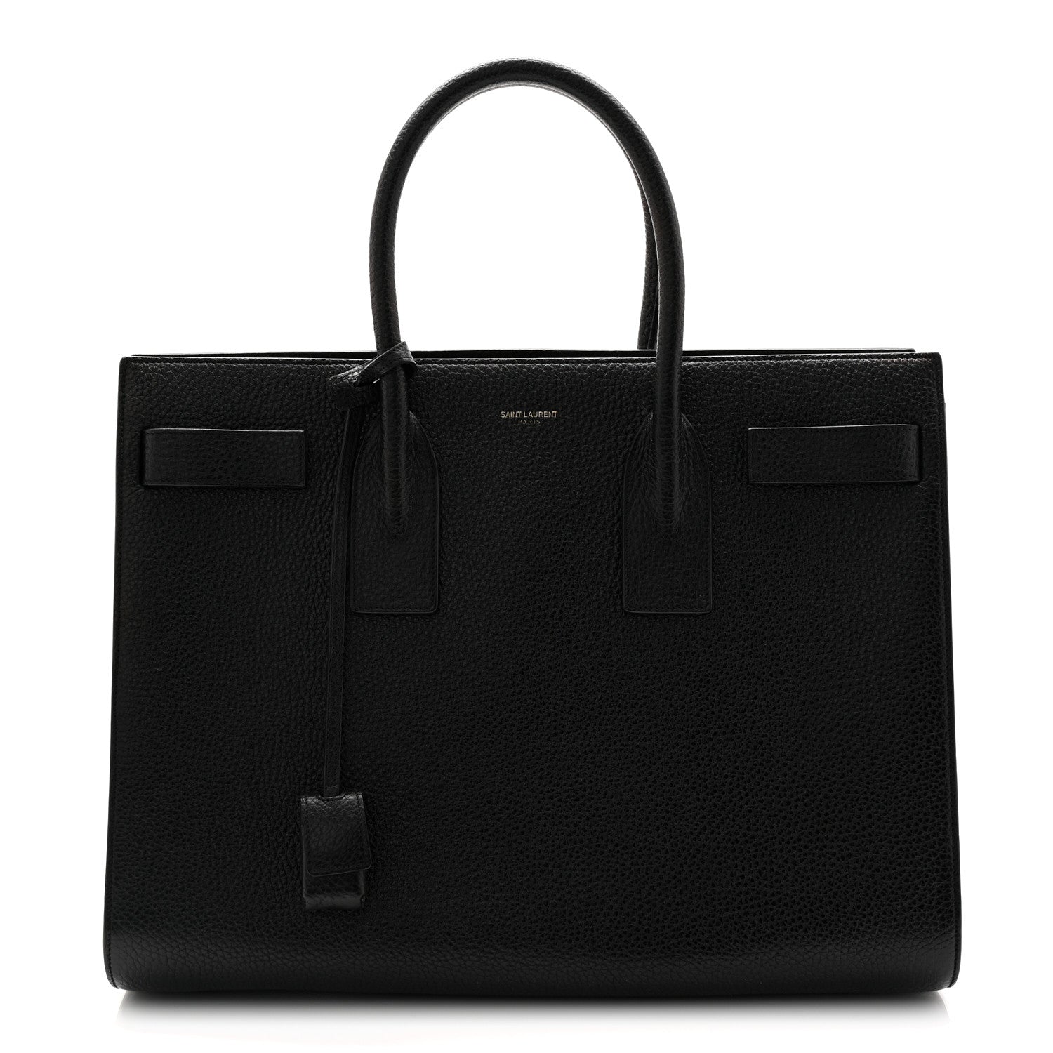 Saint Laurent Grained Calfskin Large Sac de Jour Carryall Black 1 of 10