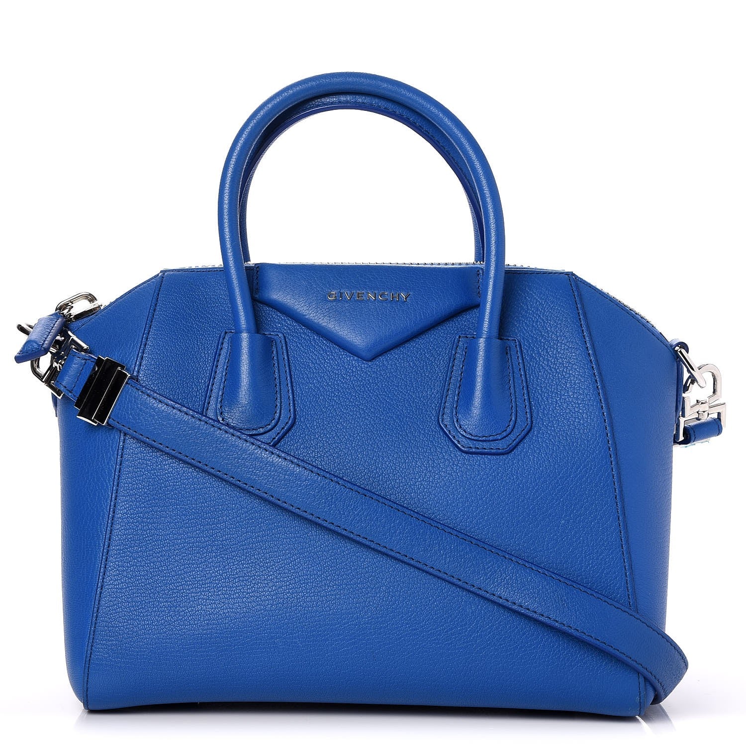 Givenchy Sugar Goatskin Small Antigona Indigo Blue 1 of 8