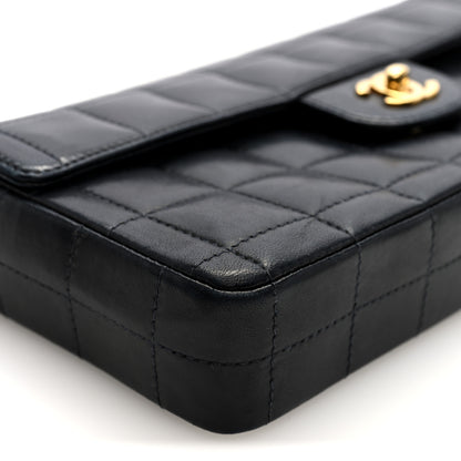 Chanel Lambskin East West Chocolate Bar Flap Black 9 of 10