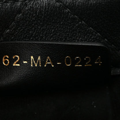 Christian Dior Calfskin Macrocannage Mini Book Tote Black 7 of 11