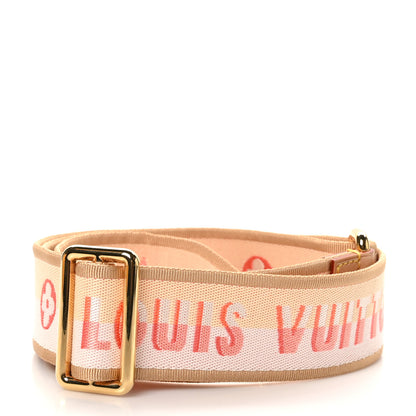 Louis Vuitton Jacquard Speedy Bandouliere 20 Shoulder Strap Pink Orange 2 of 3