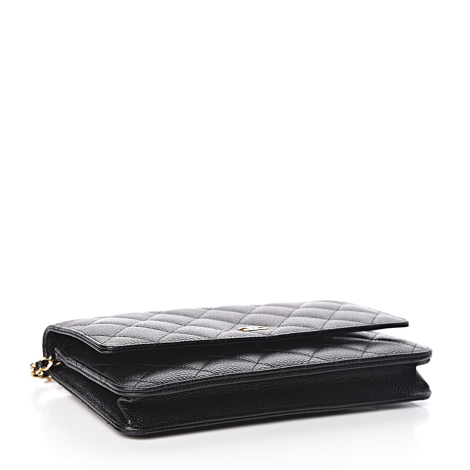 Chanel Caviar Quilted Wallet On Chain WOC Black 4 of 12