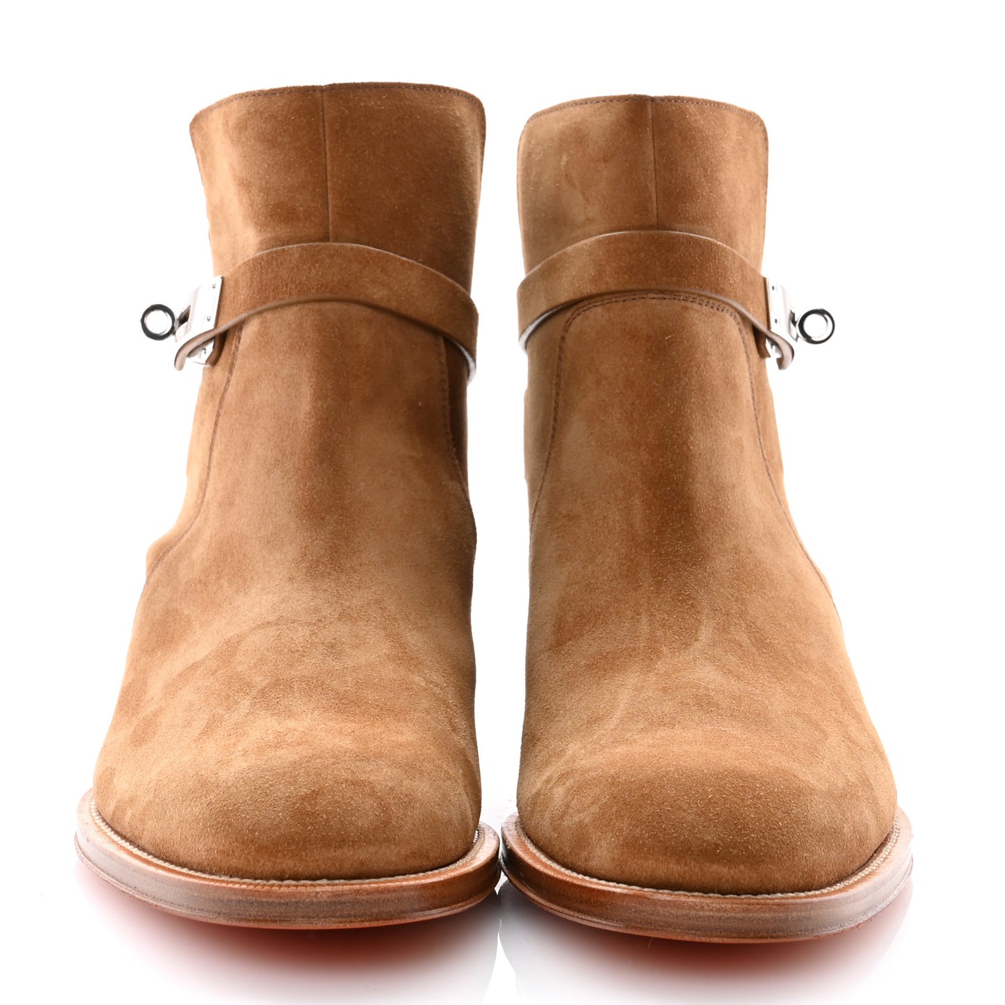 Veau Velours Mens Fortune Ankle Boots 42 Brun Fume