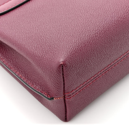 Burberry Soft Grain Calfskin Small Medley Crossbody Dark Plum 11 of 13