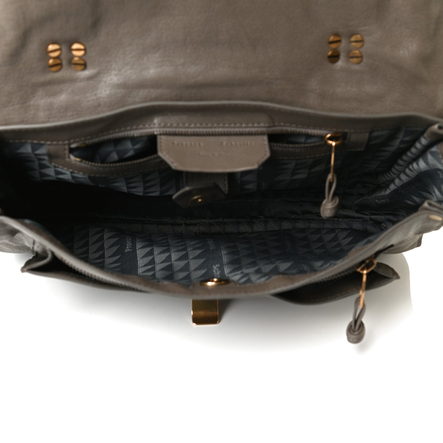 Lambskin Medium PS1 Satchel Smoke