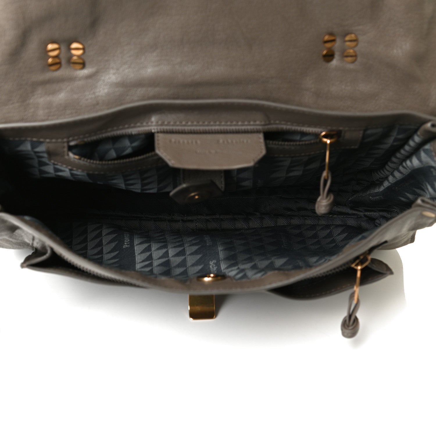 Proenza Schouler Lambskin Medium PS1 Satchel Smoke 5 of 17