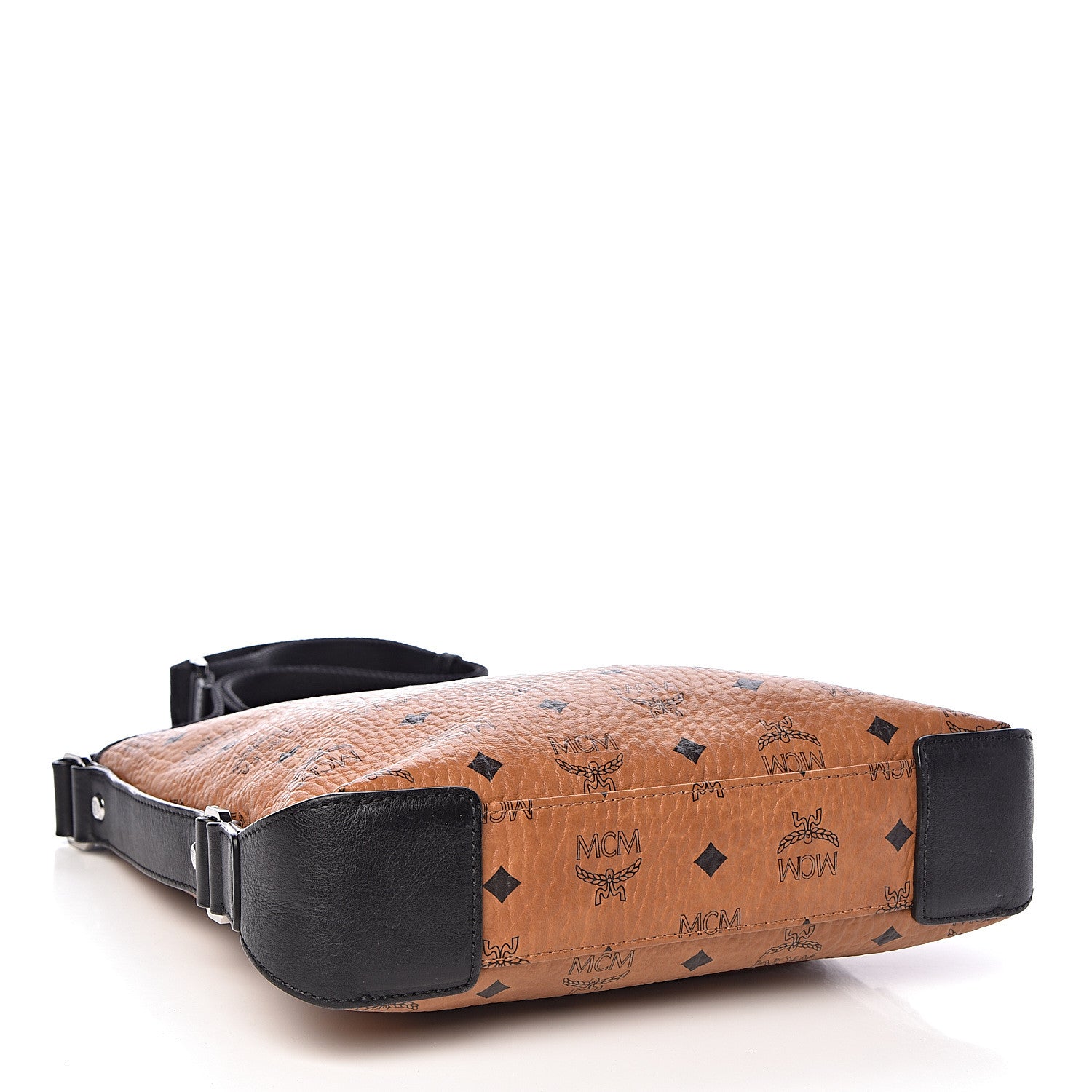 MCM Visetos Crossbody Messenger Cognac 4 of 10