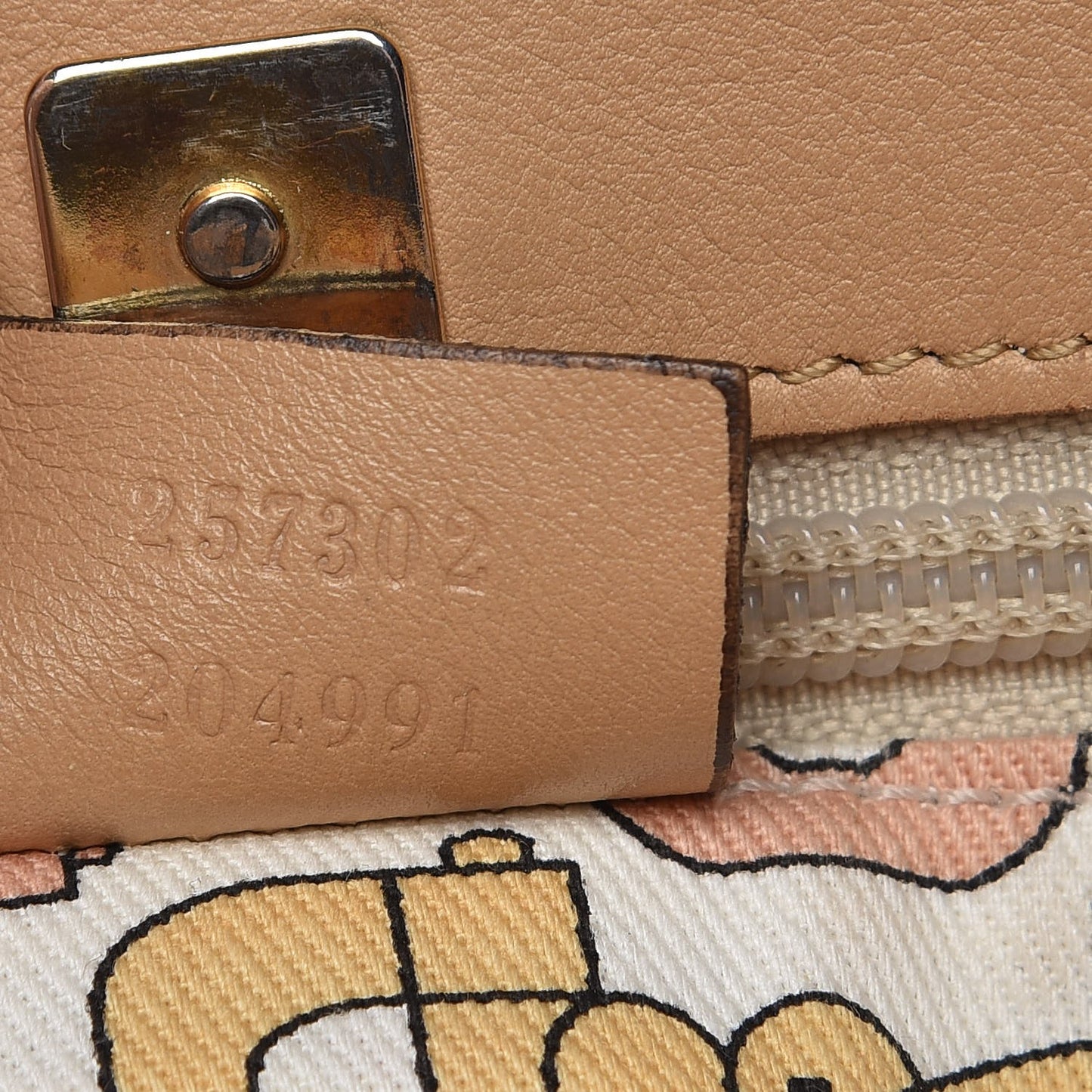 Guccissima Bamboo Joy Tote Light Sand