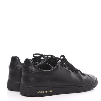 Louis Vuitton Calfskin Frontrow Sneakers 38 Black 4 of 13