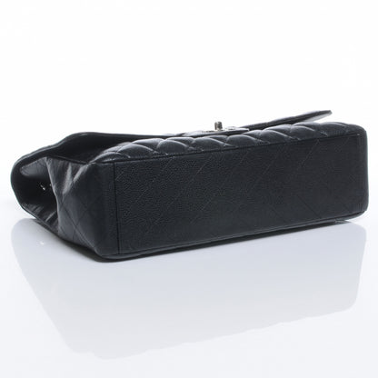 Chanel Caviar Maxi Single Flap Black 4 of 12