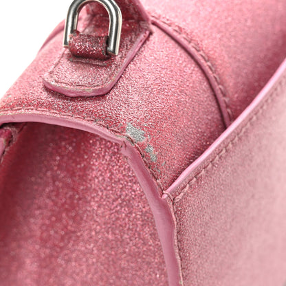 Balenciaga Glitter Fabric Hourglass Top Handle Bag XS Sweet Pink 13 of 15