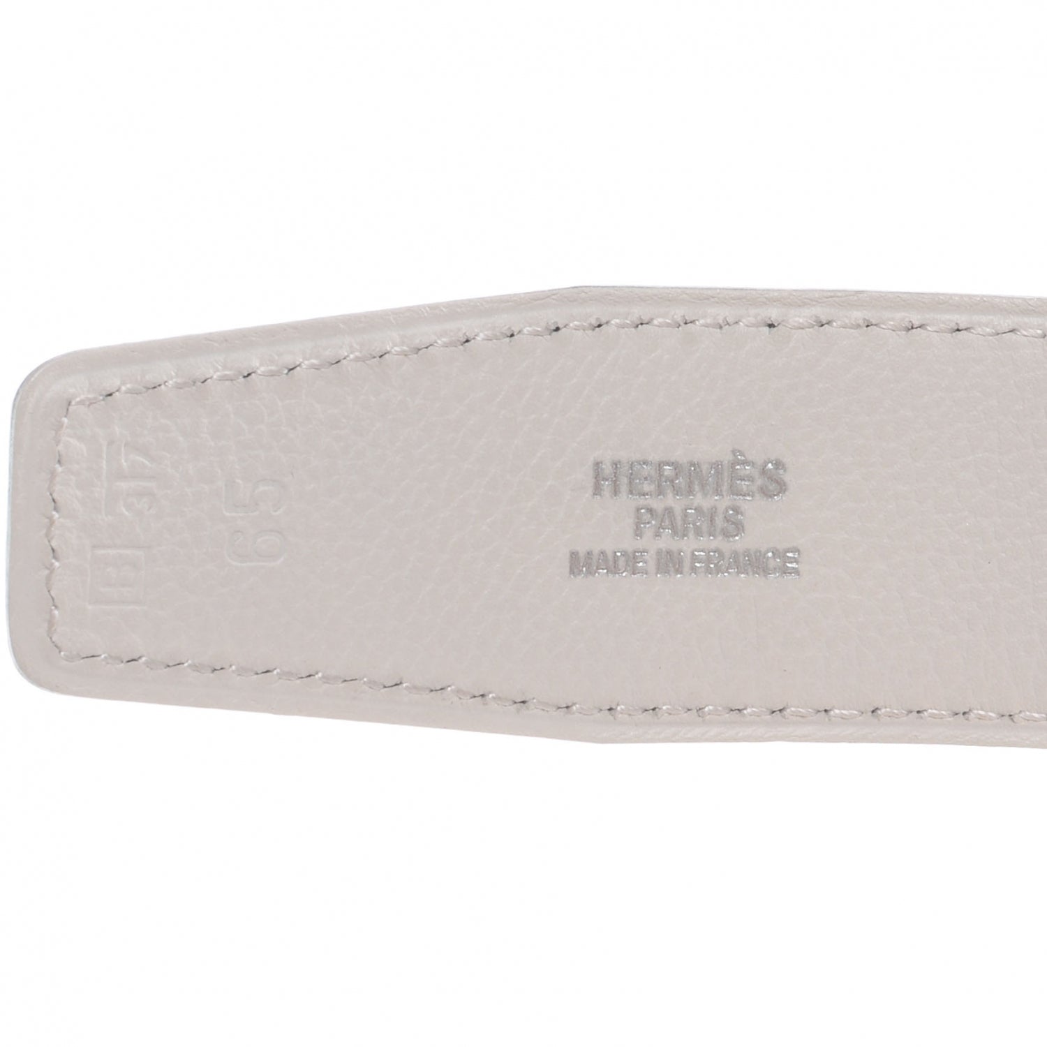 Hermes Courchevel Swift Reversible Constance 32mm H Belt Indigo and Blanc 65 4 of 5