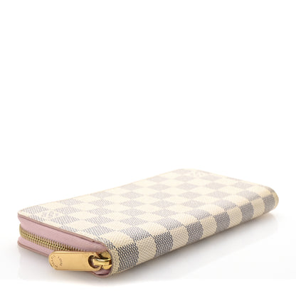 Louis Vuitton Damier Azur Zippy Wallet Rose Ballerine 4 of 7