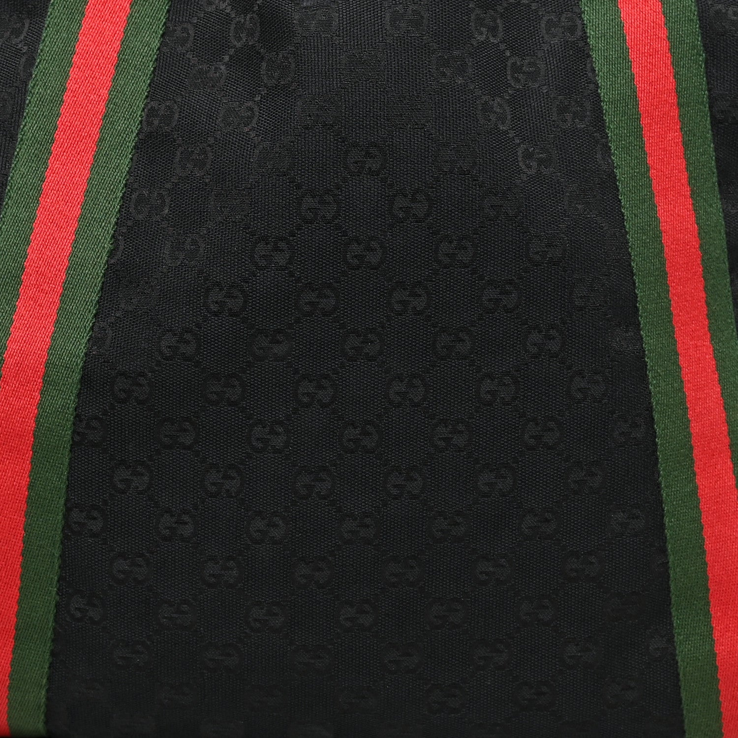 Gucci GG Monogram Medium Web Handle Vertical Tote Black 9 of 14