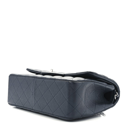 Chanel Caviar Quilted Jumbo Double Flap Navy Blue 10 of 12