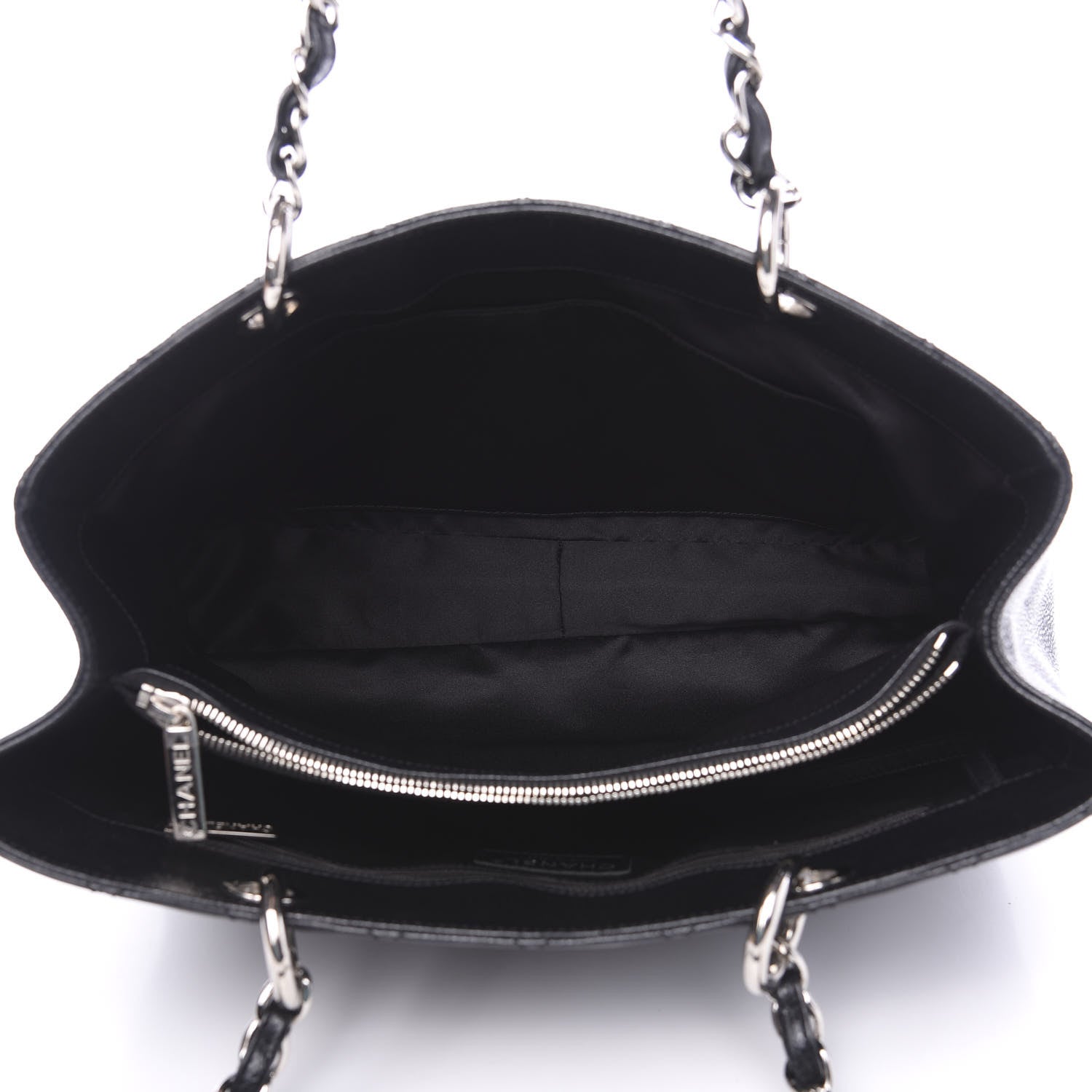 Chanel Caviar Quilted Grand Shopping Tote GST Black 4 of 9