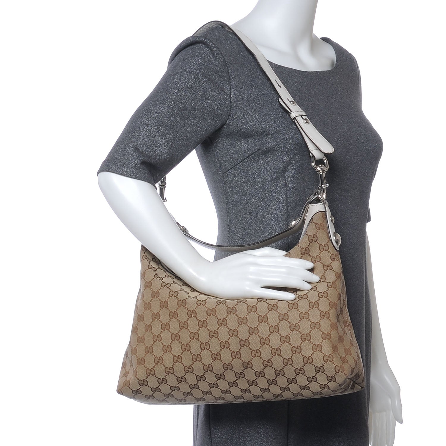 Gucci Monogram Icon Bit Medium Hobo 2 of 7