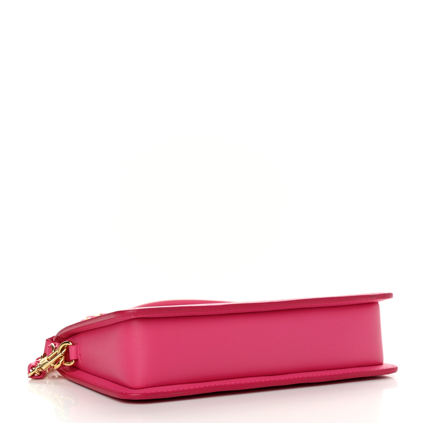 Calfskin Nanogram Embossed Lexington Pouch Rose