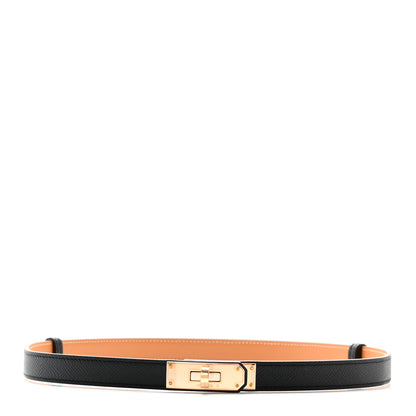 Hermes Epsom Kelly Belt Black 1 of 6