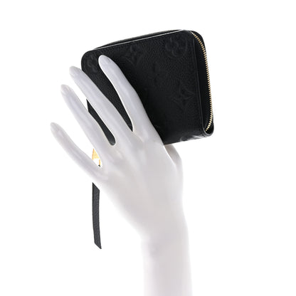 Louis Vuitton Empreinte Zippy Coin Purse Black 2 of 9