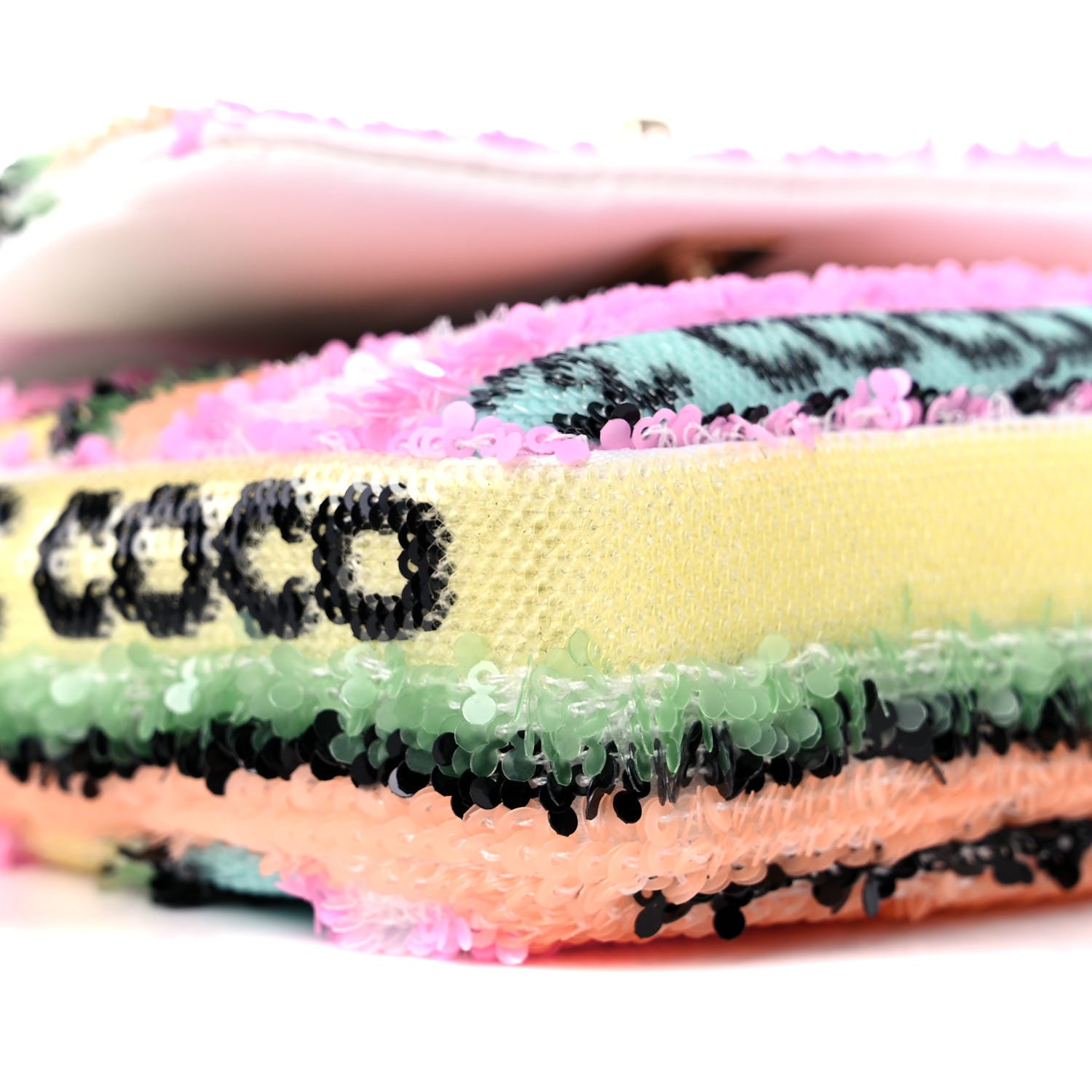 Chanel Sequin COCO Clutch With Chain Multicolor 9 of 11