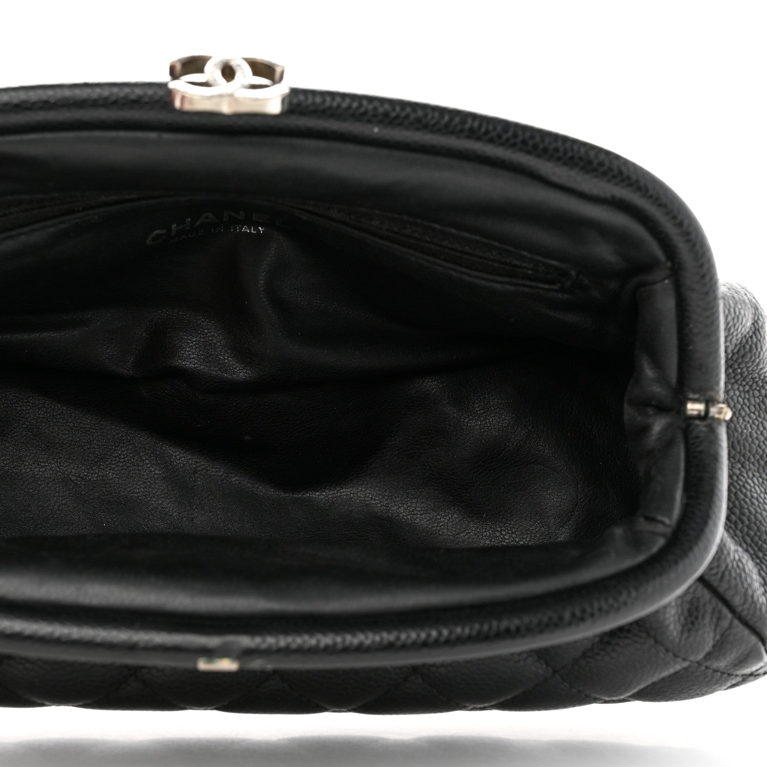 Chanel Caviar Quilted Timeless Clutch Black 4 of 7