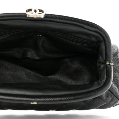 Chanel Caviar Quilted Timeless Clutch Black 4 of 7