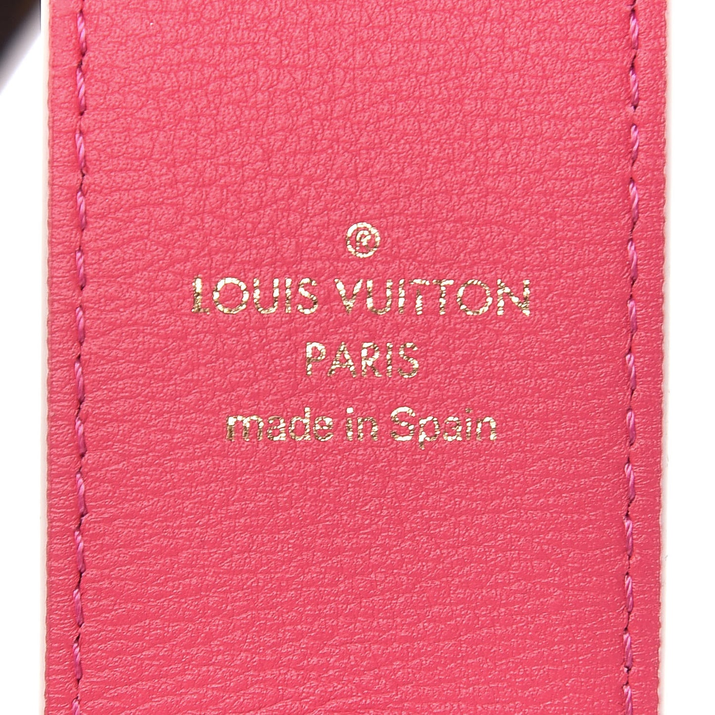 Monogram Bandouliere Shoulder Strap Hot Pink