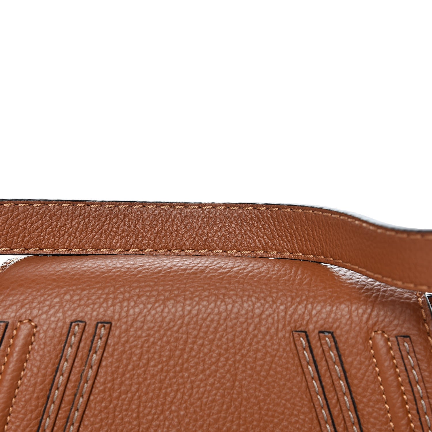 Chloe Calfskin Mini Marcie Round Crossbody Bag Tan 13 of 13