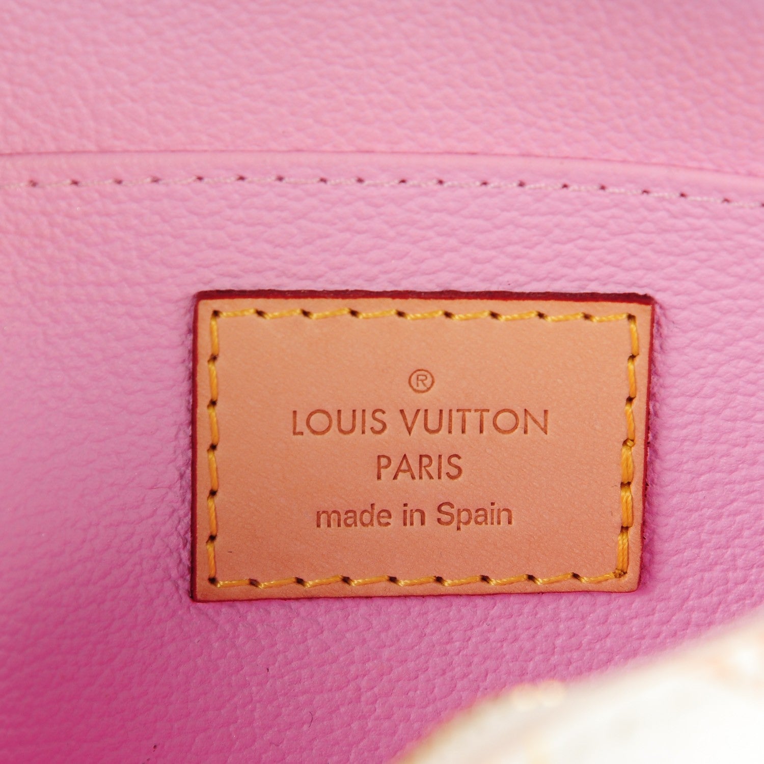 Louis Vuitton Monogram Multicolor Cosmetic Pouch White Litchi 6 of 7