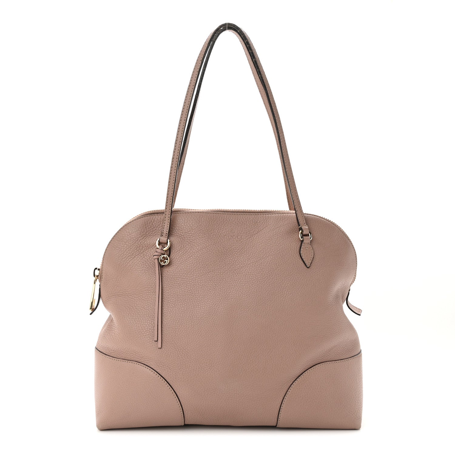 Gucci Pebbled Calfskin Medium Bree Shoulder Bag Pink 1 of 18