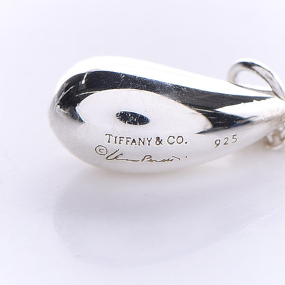 Tiffany Sterling Silver Elsa Peretti Tear Drop Pendant Necklace 4 of 9